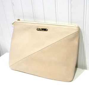 GiGi New York Todo en Uno 9x7" NUEVO Bolso sin asas de cuero beige - Imagen 1 de 9