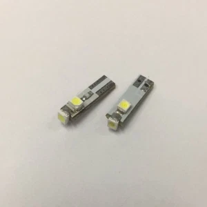 (2 QTY) T5 74 LED Bombilla Interior Velocímetro Grupo BLANCO PURO 6000K - Imagen 1 de 3