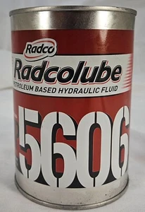 RADCOLUBE RHP5606 Red Aircraft Hydraulic Oil MIL-PRF-5606 Petroleum Base Quart - Bild 1 von 5