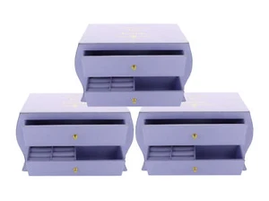 Aubusson Ines de La Fressange(W)Lavender Jewelry Box UB 3PK - Picture 1 of 1