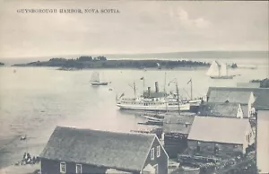 PC CANADÁ Novia Scotia Guysborough Harbor década de 1910 - Imagen 1 de 2