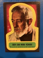 1977 Topps Star Wars Stickers #9 Ben Obi Wan Kenobi - Top-Loaded Beauty!