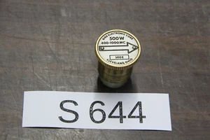 BIRD OR EQUIVALENT 500CE ELEMENT 500W - 400 to 1000MHz WATTMETER # S644 - Picture 1 of 1