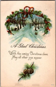 Postcard - A Glad Christmas - Picture 1 of 2