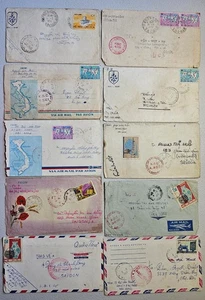 South Vietnam KBC Military Covers, Lot of 10 - Picture 1 of 2