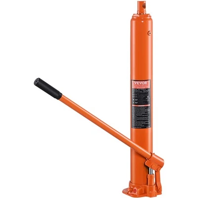 Uimoso 4 Ton Long Ram Jack Single Piston Flat Base Manual Engine Crane Hoist Foto 1 de 4