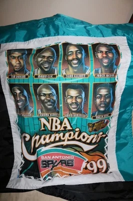 BANNER San Antonio Spurs 1999 NBA Champions Original Cloth Banner Duncan David - Image 1 of 3