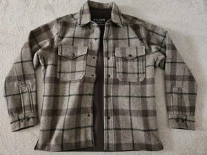 FILSON MACKINAW LINED WOOL JAC SHIRT JACKET TAUPE BROWN S SMALL MINT SOLD OUT! - Picture 1 of 17