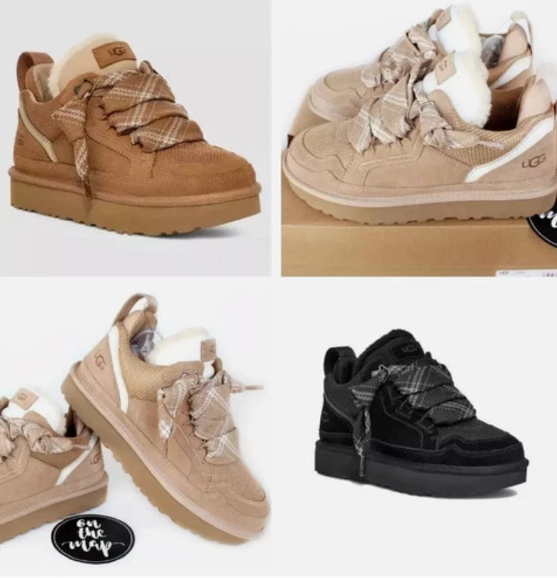 UGG Xmas Gifts 🎁Lowmel Wildleder-Schaffell-Sneaker Winter warme Schuhe für Damen 🎁