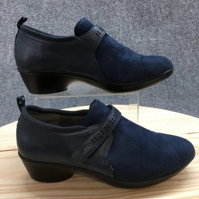 Jambu Ankle Boots Womens 10M Blue Gail Almond Toe Slip On Casual Faux Leather - Image 1 of 4