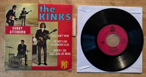 45 7" FRENCH EP THE KINKS SUNNY AFTERNOON - Picture 1 of 2