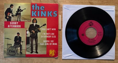 45 7" FRENCH EP THE KINKS SUNNY AFTERNOON - Image 1 of 2