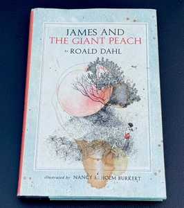 1st EDITION, 1st PRINTING, ROALD DAHL, 1961 JAMES AND THE GIANT PEACH WITH DJ - Picture 1 of 8