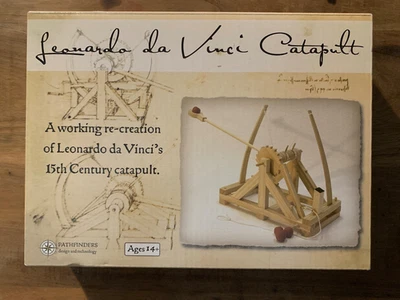Wood Model Kit Leonardo da Vinci Catapult new in box - Image 1 of 4