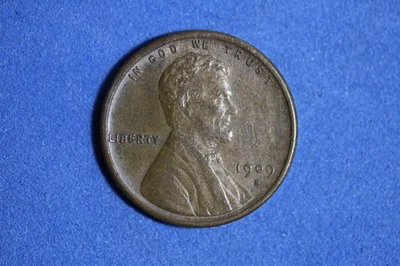 Estate Find 1909 S VDB Lincoln Wheat Cent #K57688 - Image 1 of 2