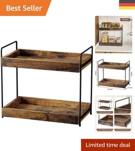 2-stufiger Organizer für Gewürze und Kosmetika – Einfach und wasserabweisend - Bild 1 von 11