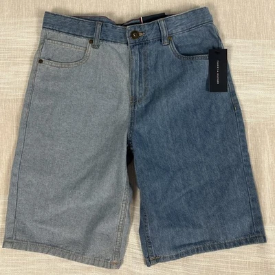 New Tommy Hilfiger Boy's Shorts Size 18 Two Tone Adj Waistband NWT - Image 1 of 4