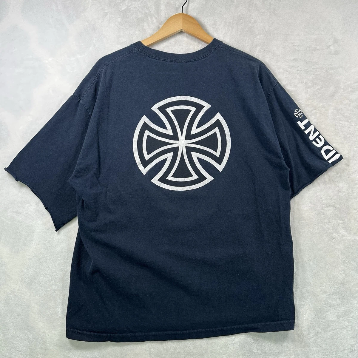 NHS Independent Truck Company Tシャツネイビー М Vintage
