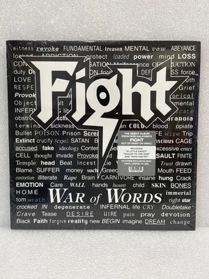 Fight War of Words LP Sealed! Exclusive Gray edition Ltd to 200 - Image 1 of 4