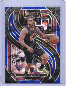 2024-25 Panini Select - Jaylon Tyson (RC) Blue Cracked Ice Prizm #182 Cavaliers - Imagen 1 de 2