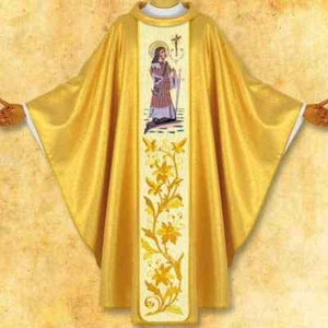 Casula con immagine ricamata "St. Hubert"  - Imagen 1 de 3