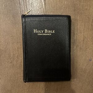 Holy Bible RSV Self-Pronouncing Red Letter Ed Illustrated Leather World Pub 1962