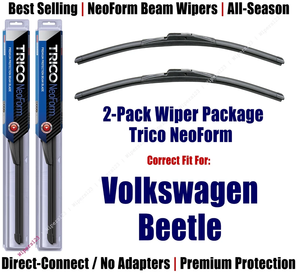 2pk Super-Premium NeoForm Wipers fit 2019 Volkswagen Beetle 162113x2 - Image 1 of 1