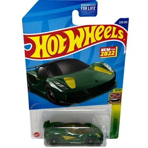 Hot Wheels Lotus Evija 229/250 HW Exotics 8/10 Green 1/64 Die-cast Car NIP 2022 - Picture 1 of 18