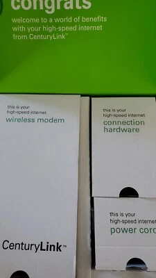 CenturyLink C1100Z ZyXEL Wireless WiFi Modem Router.  - Image 1 of 4