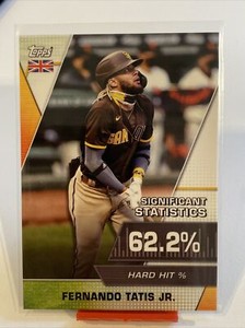 2021 Topps UK Edition Significant Statistics #UKSS-8 - Fernando Tatis Jr.
