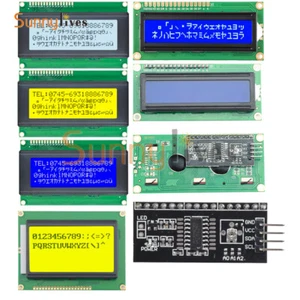 LCD 20x4 LCD1602/2004A I2C YELLOW/BLUE Display Module LED Backlight 5V Board New - Bild 1 von 22