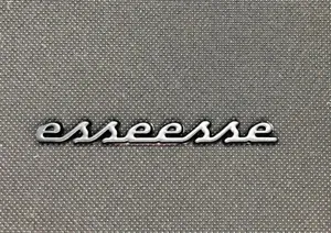 ESSEESSE esseesse Badge Rear Boot Side Emblem Black - Picture 1 of 9
