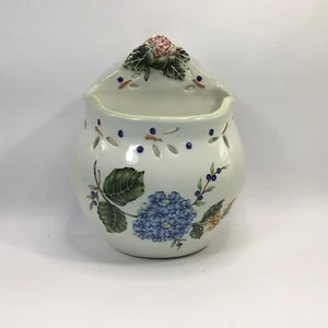 Princess House 1472 Vintage Garden Ceramic Wall Pocket - Picture 1 of 8