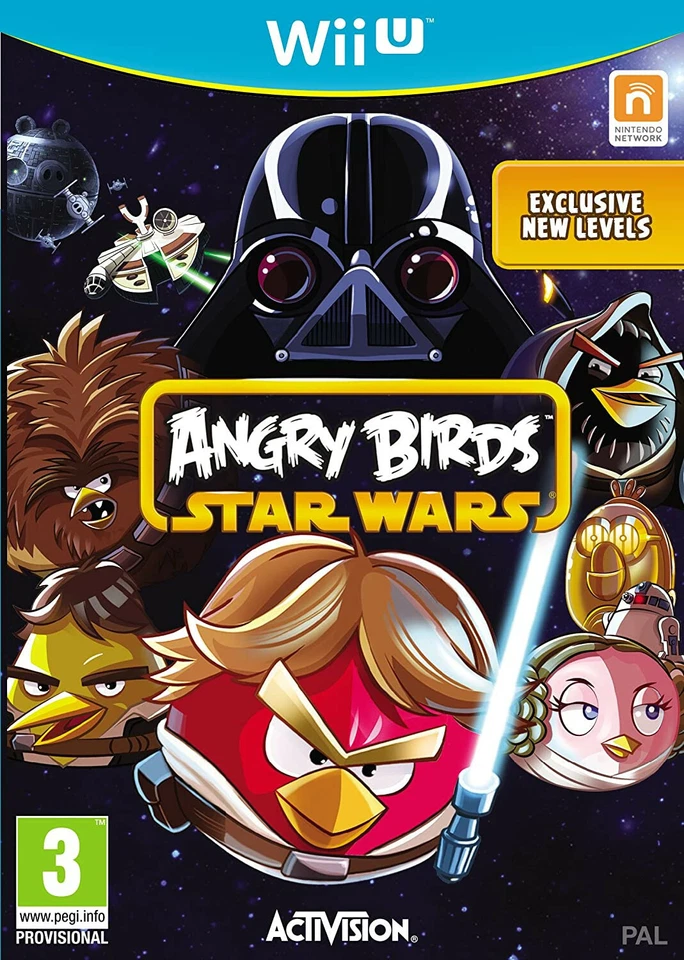 ANGRY BIRDS STAR WARS Wii U (Nintendo Wii U) Pristine -  FAST & FREE Delivery - Image 1 of 1