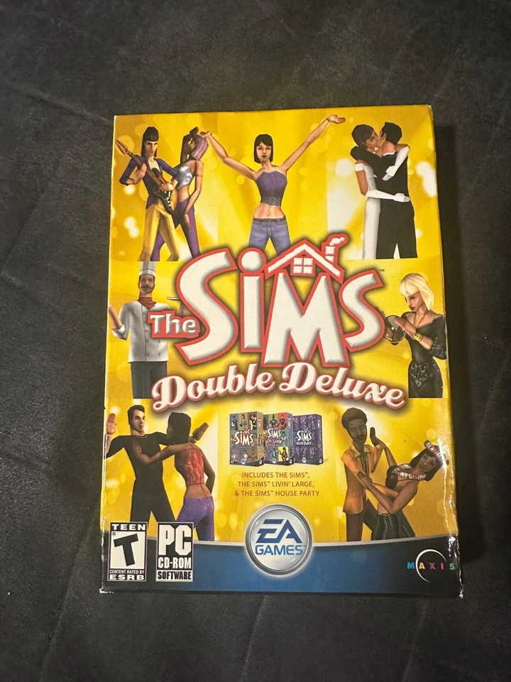The sims double deluxe pc game pack new and sealed - Image 1 of 3
