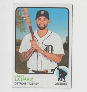 (10) Jack Lopez 2022 TOPPS HERITAGE HIGH NUMBER ROOKIE LOT #606 DETROIT TIGERS - Picture 1 of 1
