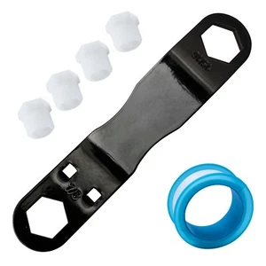 Water Heater Wrench KIT for RV Camper Trailer Slim Double Ended W drain plugs  - Picture 1 of 12
