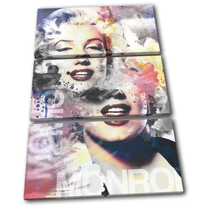 Marylin Monroe Abstract Movie Greats CANVAS WALL ART Picture Print VA - Picture 1 of 1