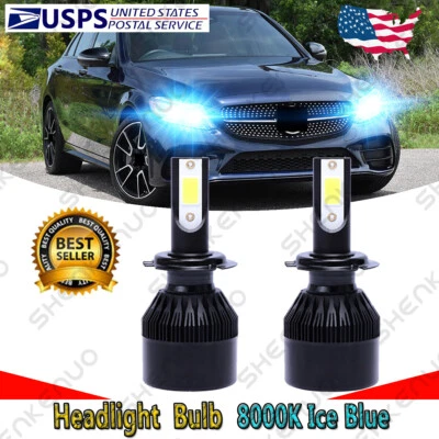 Para Mercedes Benz SL S SLK E C CL Clase - H7 Bombillas LED haz alto/bajo C9L Foto 1 de 4