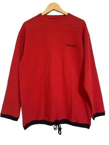 VTG Rare Y2K Polo Sport Ralph Lauren 67 Sz M/L Red Waist Drawstring Baggy 90s - Picture 1 of 14