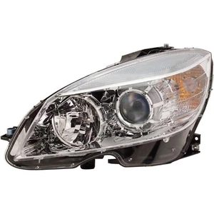 New Left Halogen Head Light Assembly Fits 2008-2011 Mercedes-Benz C300 Capa - Picture 1 of 4