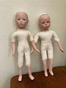 Porcelain Doll Lot, Sylvia. Dynasty, Cardinal. Project Dolls 18" 19" - Picture 1 of 7