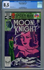 CGC 8.5 MOON KNIGHT #14 WHITE PAGES 1ST APPEARANCE OF SCARLET