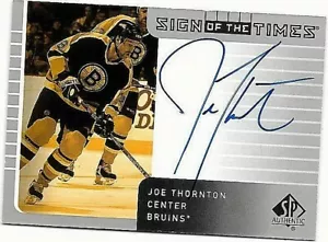 JOE THORNTON 2002 SP AUTÓGRAFO AUTÉNTICO SIGNO DE LOS TIEMPOS CERTIFICADO - Imagen 1 de 1