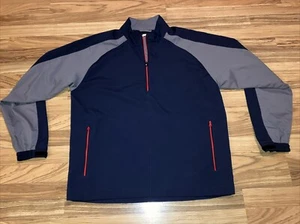Giacca a vento pullover uomo Foot Joy FJ Performance 1/4 zip taglia large L - Foto 1 di 6