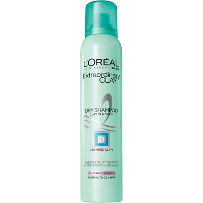 Champú seco de arcilla extraordinario L'Oréal Paris para cabello normal a graso-4 oz Foto 1 de 2