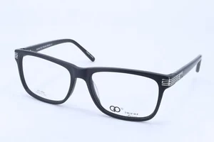 Monturas de gafas Gianni Po GP P50 negro mate cuadrado para hombre 55-17-140 - Imagen 1 de 6