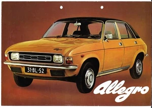 Austin Allegro Series 1 1973-74 Dutch Market Foldout Brochure 1100 1300 1500 - Picture 1 of 1