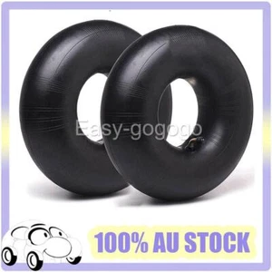 2pcs TR87 Ride on Mower Tyre Inner Tube 16 x 6.50 - 8" Bent Stem Metal Valve OZ - Picture 1 of 8