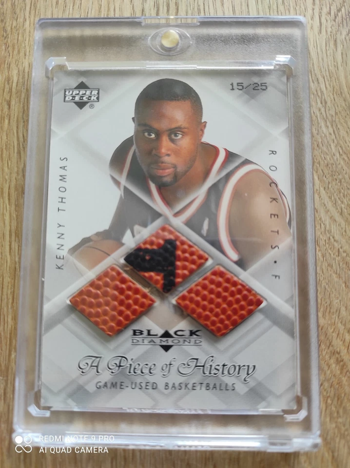 1999-00 Upper Deck Black Diamond - A Piece of History Triple Kenny Thomas/25 Foto 1 de 2